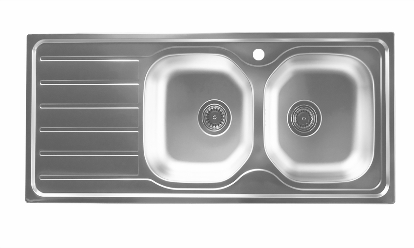Doppelbecken Einbauspüle Edelstahlspüle 2Becken Küchenspüle Doppelspüle